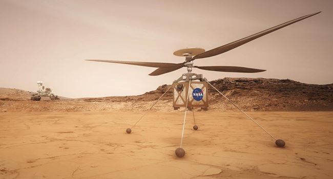 NASA helicopter passes key Mars flight test