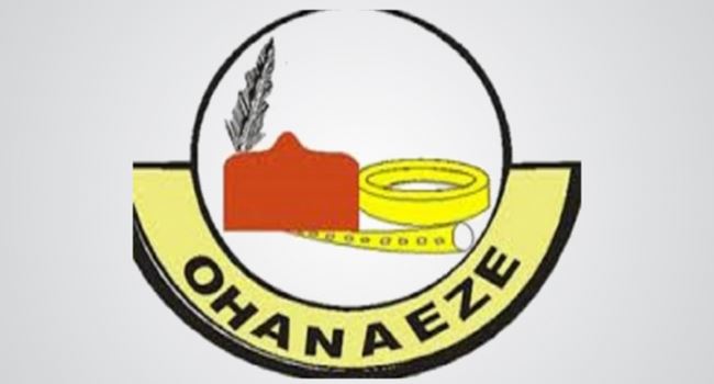 ‘Monkey de work, baboon de chop,’ Northern group mocks Ohaneze for begging Buhari for SGF slot