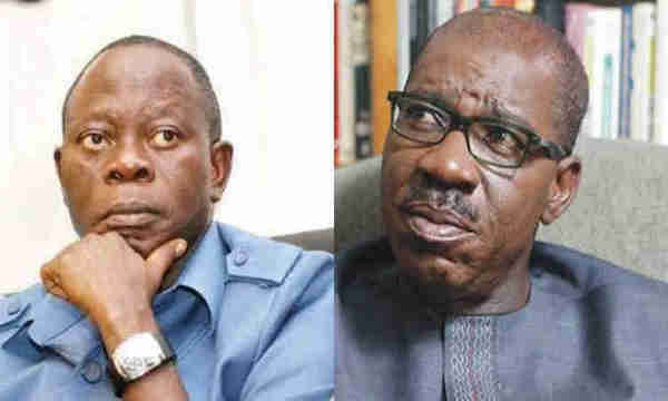 Oshiomhole reveals why Obaseki is creating crisis in Edo APC