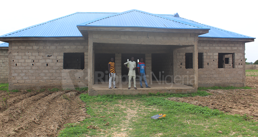 The abandoned primary health care centre in Rumo community