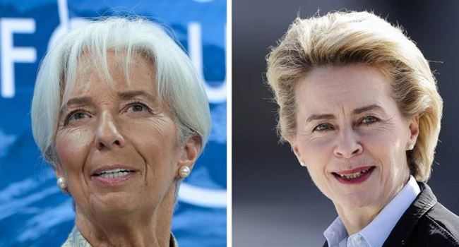 German minister Leyen, World Bank’s Lagarde emerge first females to head EU’s central bank