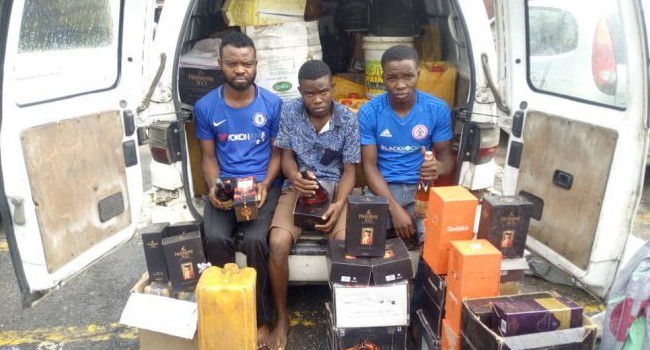 Police nab 3 for producing adulterated drinks in Lagos