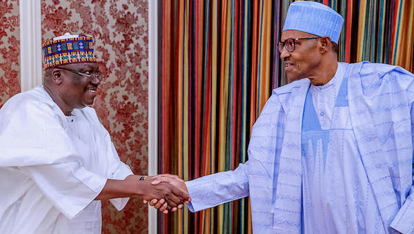 Buhari-Receives-Senate-President-Senator-Ahmed-Lawan