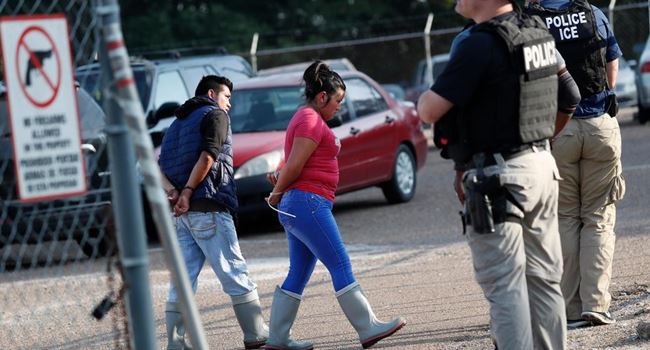 US immigration agents arrest 680 foreign workers in major sting operation