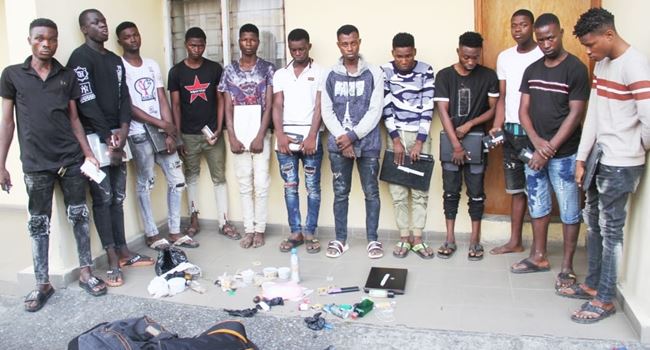 EFCC nabs 12 ‘yahoo boys’ in Lagos school for fraudsters