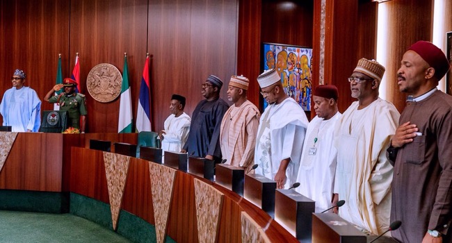 New ministers hold first FEC meeting with Buhari