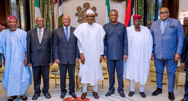 South African special envoys arrive Aso Villa for meeting with Buhari