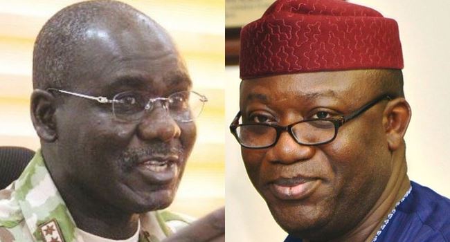 Buratai, Fayemi disagree over security vote