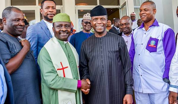 Osinbajo with can leaders today