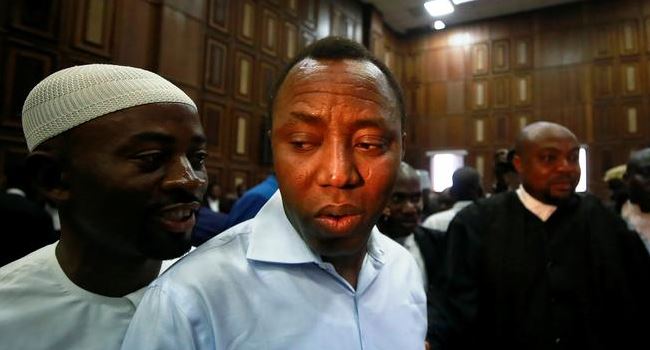Sowore pleads not guilty to charges of treason, remanded in DSS custody