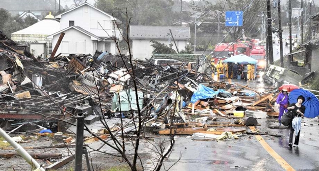 Japan typhoon death toll rises to 66 as hope of finding more survivors fade