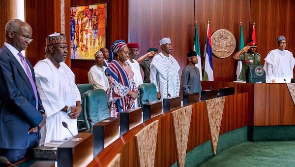 Buhari with ministers