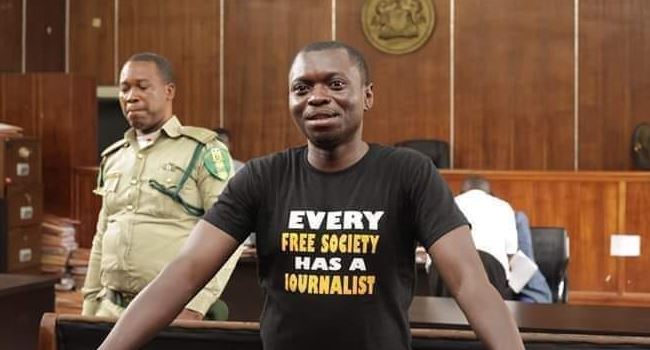 Journalist Jalingo to remain in detention another 5 days as prosecutor asks for adjournment of case