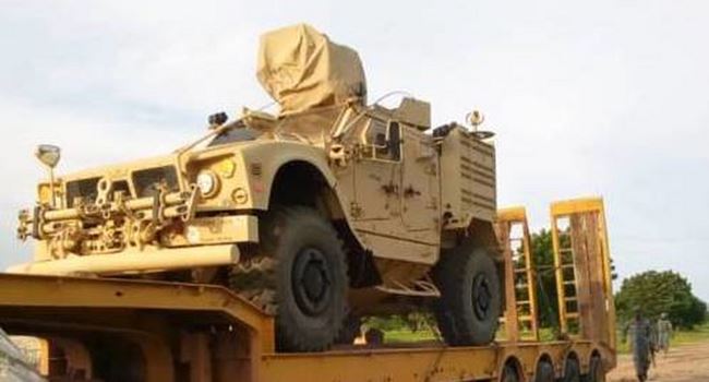 Nigeria returns 6 seized mine-resistant vehicles to America