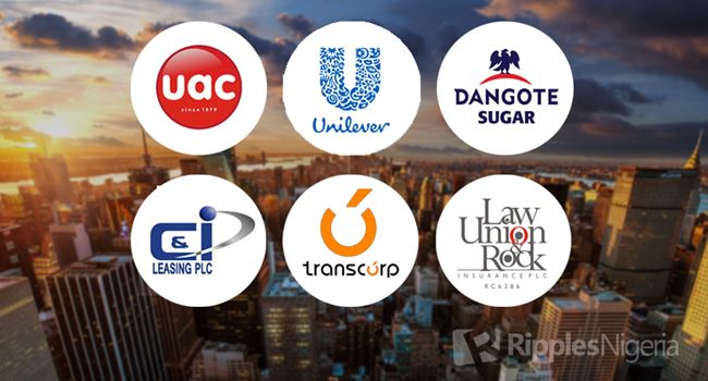 Dangote Sugar, Unilever, UACN make Ripples Nigeria watchlist