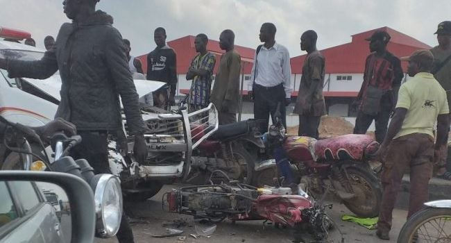 Three motorbike riders killed in road accident along Lagos-Ibadan expressway