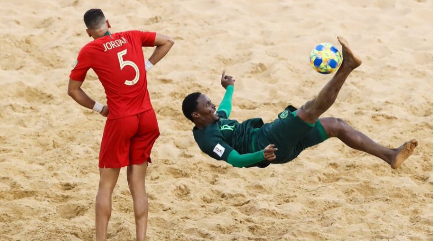sand eagles at Beach soccer world cup