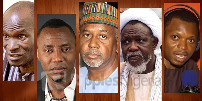 Are these Nigeria’s emerging class of political prisoners? And, is the presidency in panic mood?