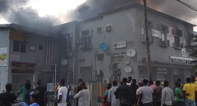 Fire razes Lagos super plaza