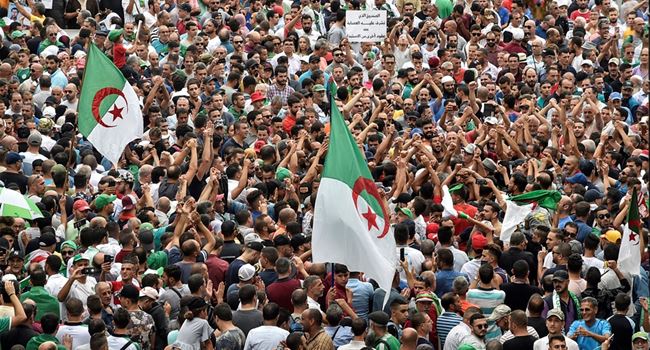 ALGERIA: Demonstrations calling for cancellation of presidential election results enter 40th week