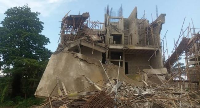 1 feared killed, 4 labourers injured as 2-storey building collapses in Ikoyi