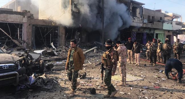 Two Iraqi soldiers die in car blast