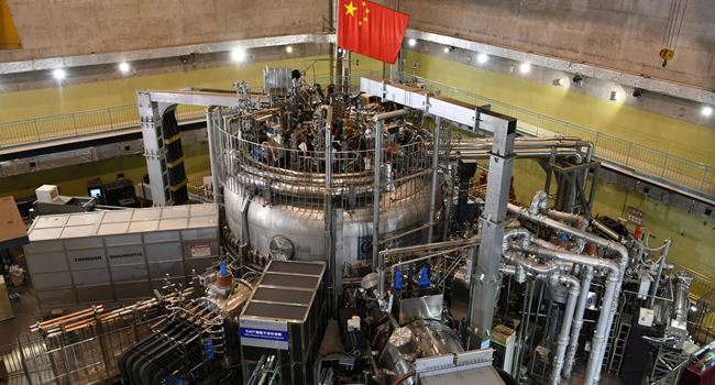 China set to turn on artificial sun fusion reactor