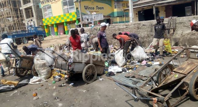 FEATURE.... How Nigerians survive, pay school fees by exchanging trash for cash