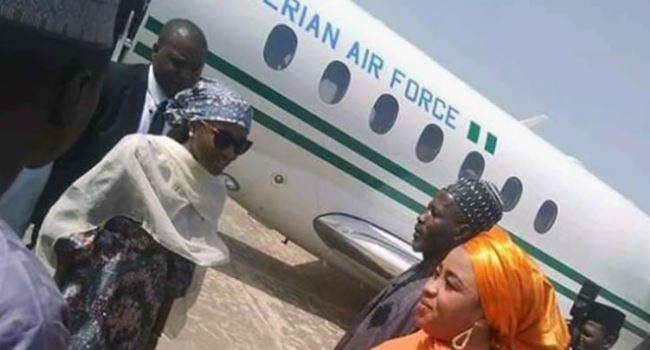 Pro-Buhari group changes narrative, claims Buhari’s daughter used Presidential jet for assignment to represent he father