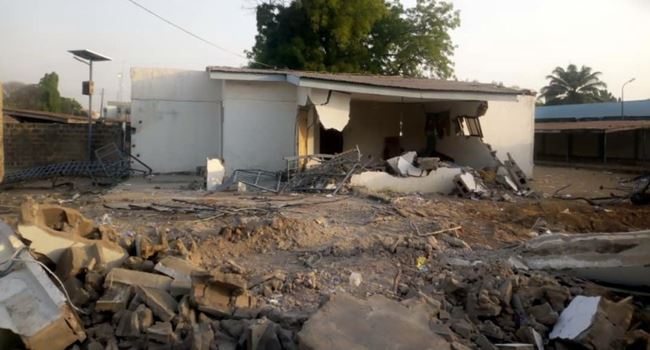 Kwara govt makes good its threat, demolishes Saraki family’s property on seized land