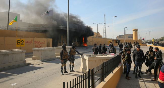 5 rockets hit US embassy in Baghdad amid rising anti-govt protests