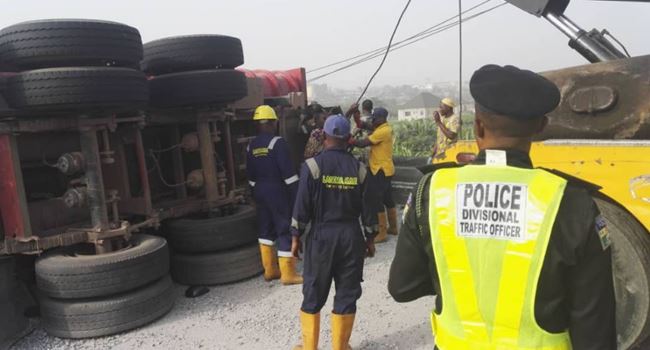 Two die as truck rams into SUV on Otedola Bridge