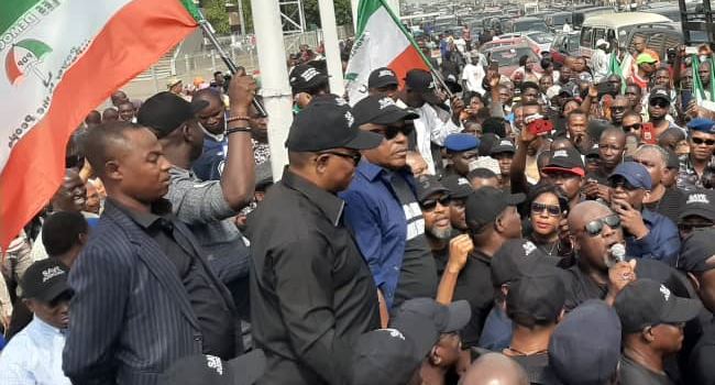 SUPREME COURT RULING: Hoodlums disrupt PDP protests in Abuja
