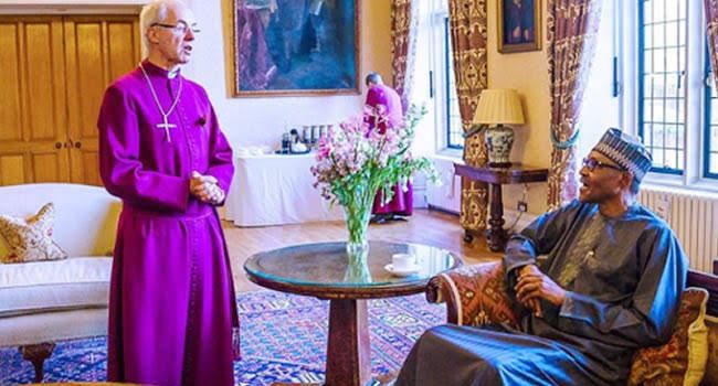 Buhari’s friend Archbishop of Canterbury says murder CAN leader an attack on Christians