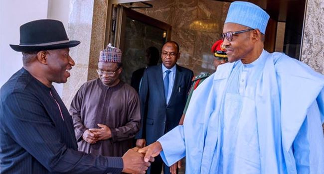 After meeting with service chiefs, Buhari receives Jonathan