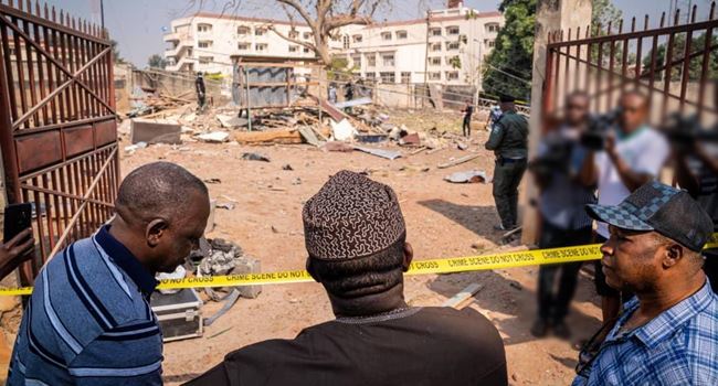 Police building within Ekiti Govt Secretariat destroyed by bomb blast