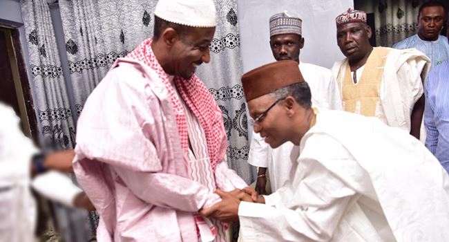 JUST IN... Gov El-Rufai meets with deposed Emir Sanusi