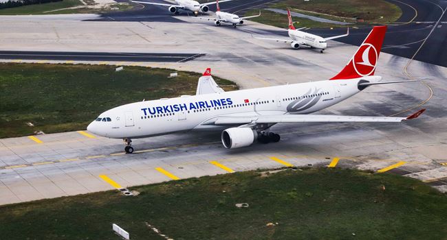 CORONAVIRUS: Turkish Airlines suspends flights to Nigeria