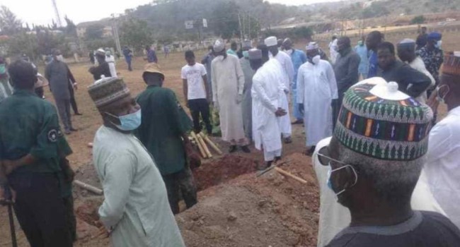 Abba Kyari buried at Gudu cemetery, Abuja