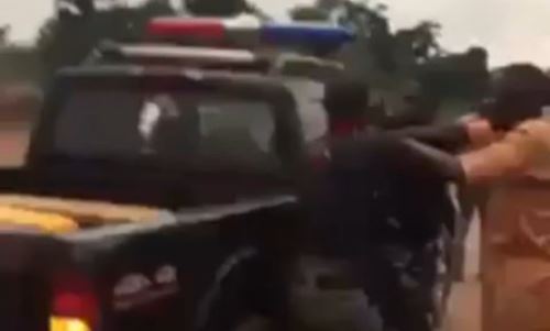 Policemen caught on camera fighting in Edo arrested
