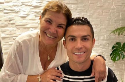 Cristiano Ronaldo and mum