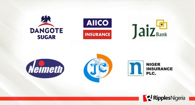 Aiico Insurance, Jaiz Bank, Neimeth, Dangote Sugar top Ripples Nigeria stock watchlist