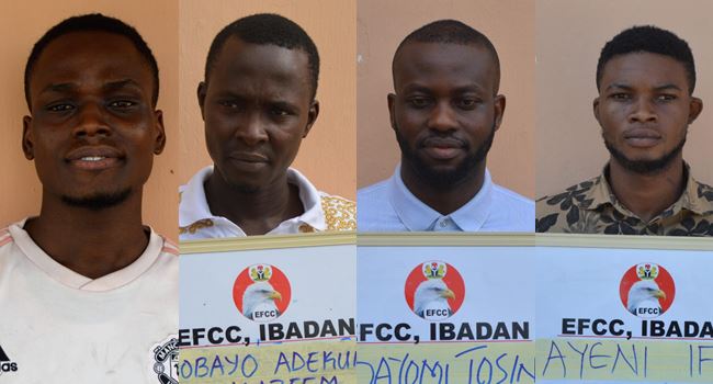 Four sent to jail over internet fraud in Ogun