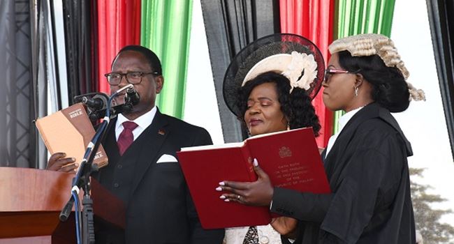 MALAWI: Opposition leader Chakwera sworn-in as new president after historic victory