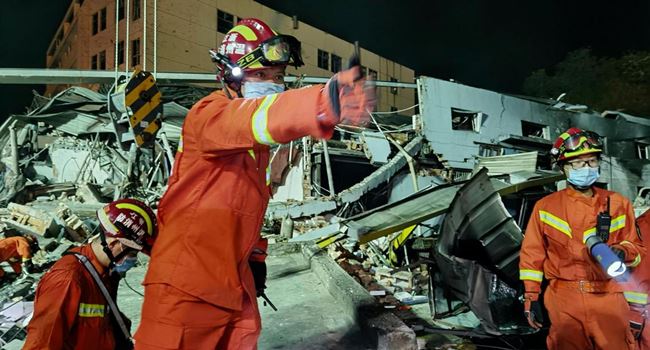 CHINA: 18 people feared killed, 189 others injured in truck explosion