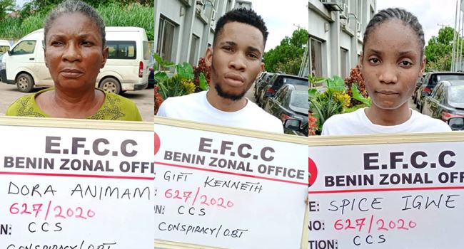 Following FBI petition, EFCC arrests undergraduate, mother, girlfriend for alleged internet fraud