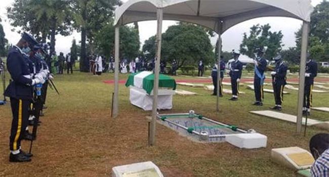 Flying Officer Arotile laid to rest in Abuja