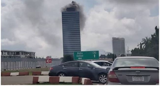 Fire razes World Trade Centre, Abuja