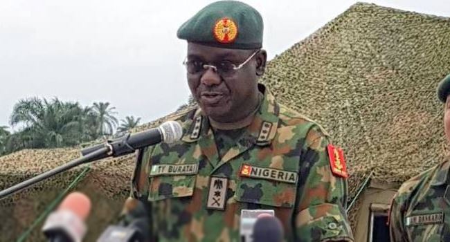 Amid unending calls for their sack, Buratai says service chiefs haven’t disappointed Buhari, Nigerians