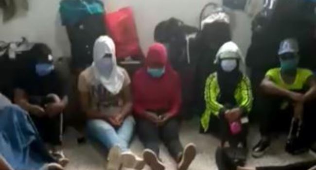 Nigerian girls stranded in Lebanon beg Buhari, Adeboye, Joshua to help bring them home (Video)